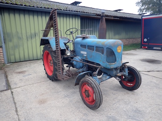 1958 Lanz D2016 Diesel with sickle mower oldtimer tractor te koop