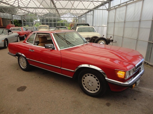 1986 Mercedes 560 SL roadster oldtimer te koop