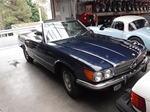 1973 Mercedes 450SL W107 73 blue oldtimer te koop