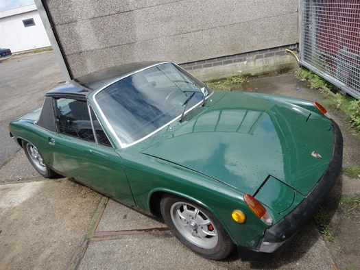 1970 Porsche 914 70 green oldtimer te koop