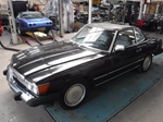 1988 Mercedes 560SL black 88 oldtimer te koop