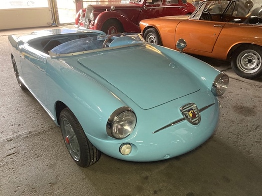 1959 Abarth Allemano spider blue oldtimer te koop