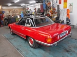 1972 Mercedes 450SL 72 red oldtimer te koop