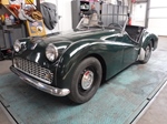 1957 Triumph TR3A groen nr. 11928 oldtimer te koop