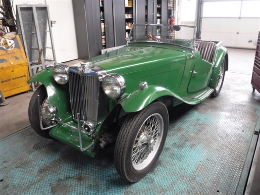 1948 MG TC green no. 5971 RHD oldtimer te koop