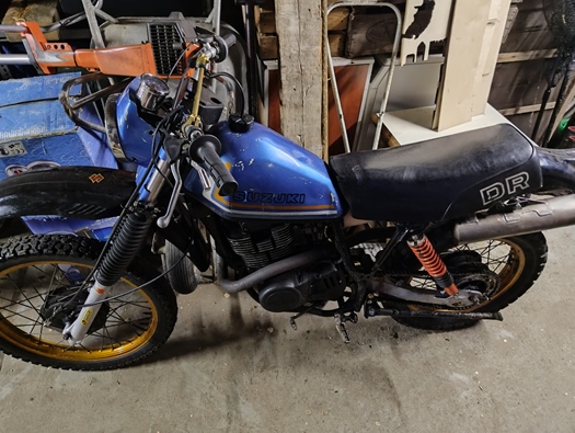 1980 Suzuki dr400s oldtimer motorfiets te koop