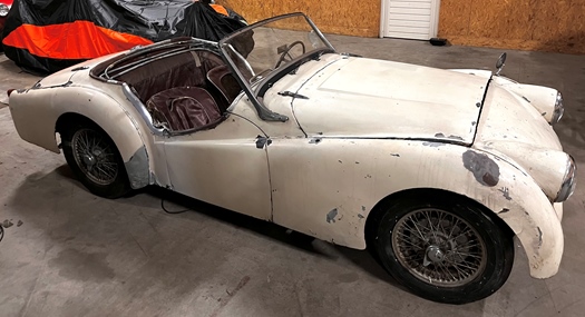 1954 Triumph TR2 long door oldtimer te koop