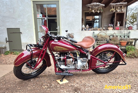 1935 Indian Four (435) vooroorlogse oldtimer motorfiets te koop