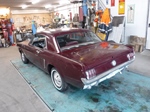 1965 Ford Mustang A code donkerrood oldtimer te koop